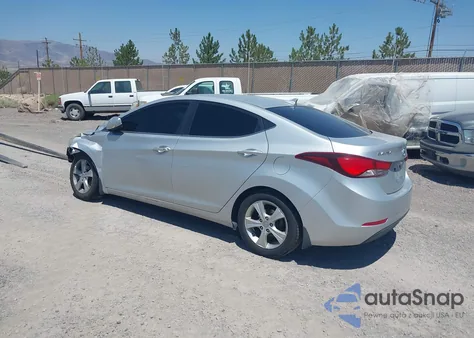 2016 Hyundai Elantra Value Edition из США, поврежденный, VIN KMHDH4AE7GU490673